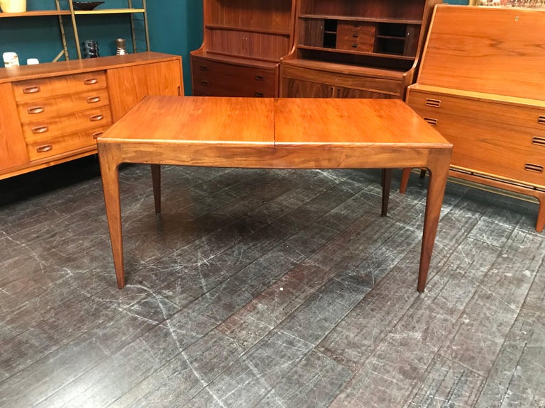 Extending British Midcentury Teak Dining Table by Younger of Glasgow For Sale at 1stDibs