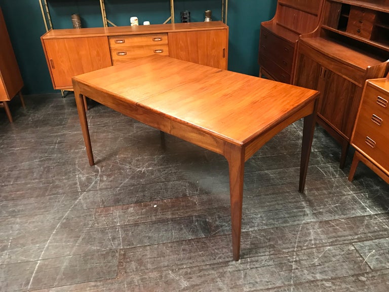 Extending British Midcentury Teak Dining Table by Younger of Glasgow