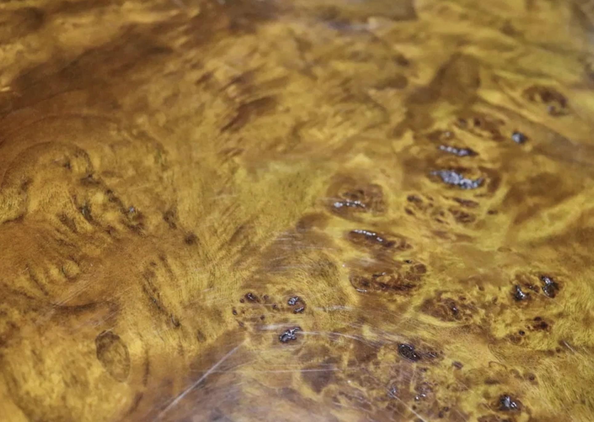 Extending Burl Table by Founders For Sale 2