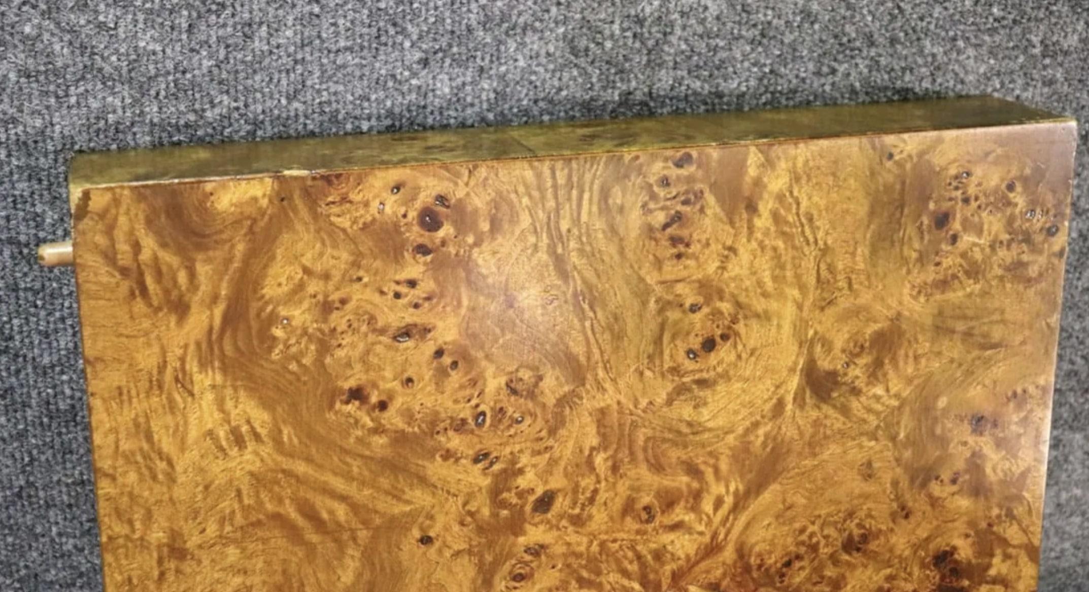 Extending Burl Table by Founders For Sale 4