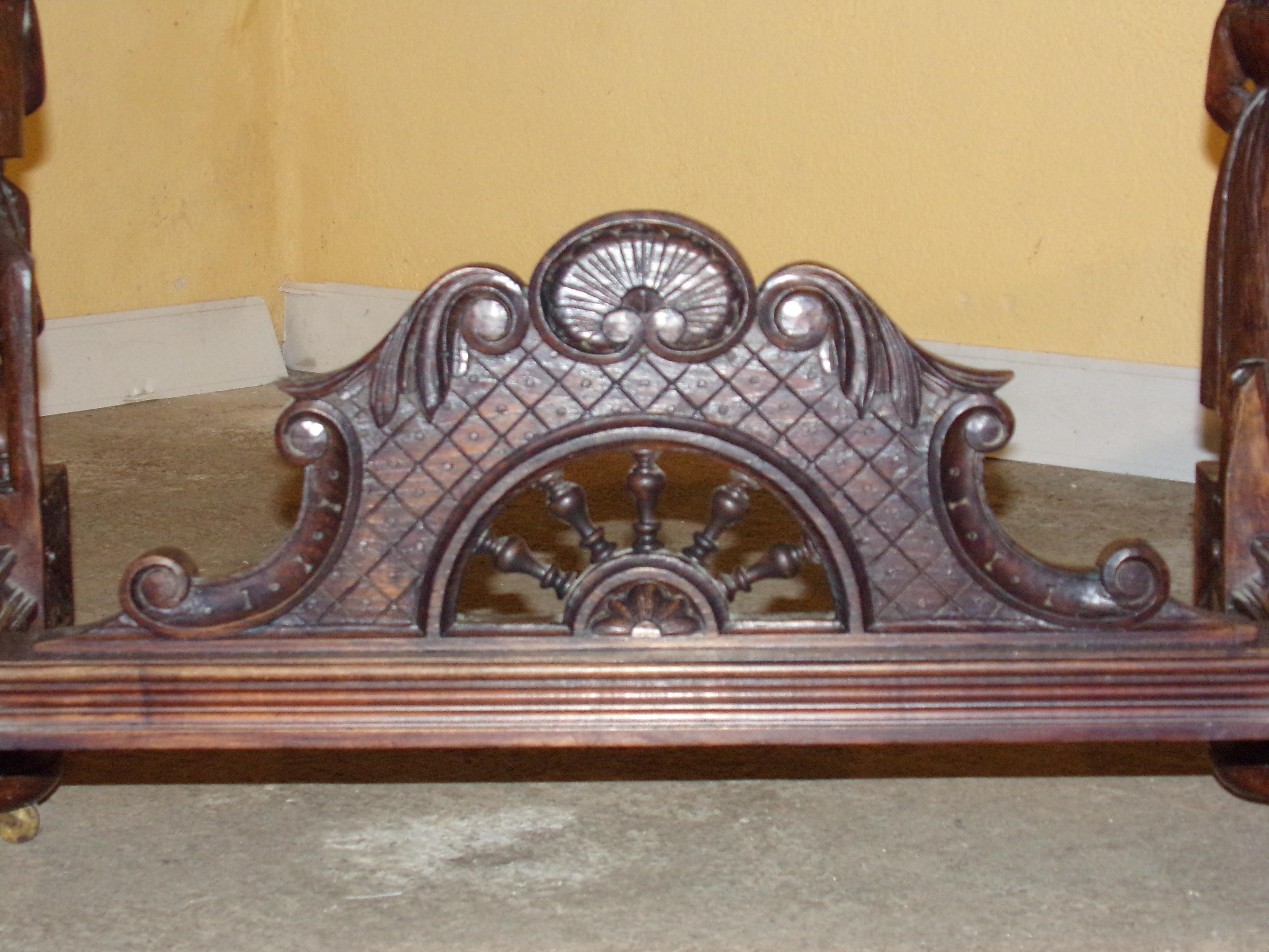 Late 19th Century Extending Carved Oak Breton Dining Table, circa 1890 For Sale