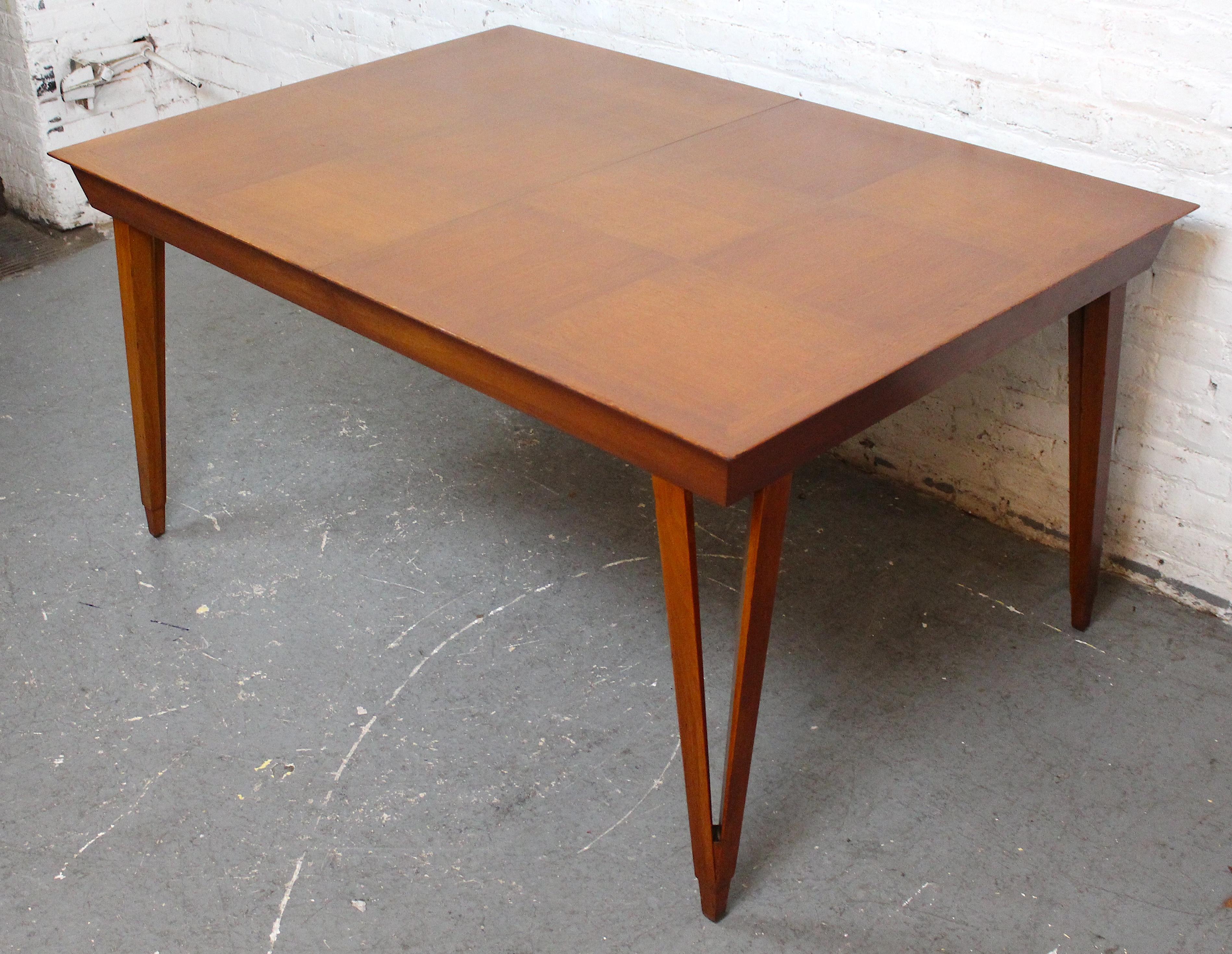 This custom made dining table goes from 58
