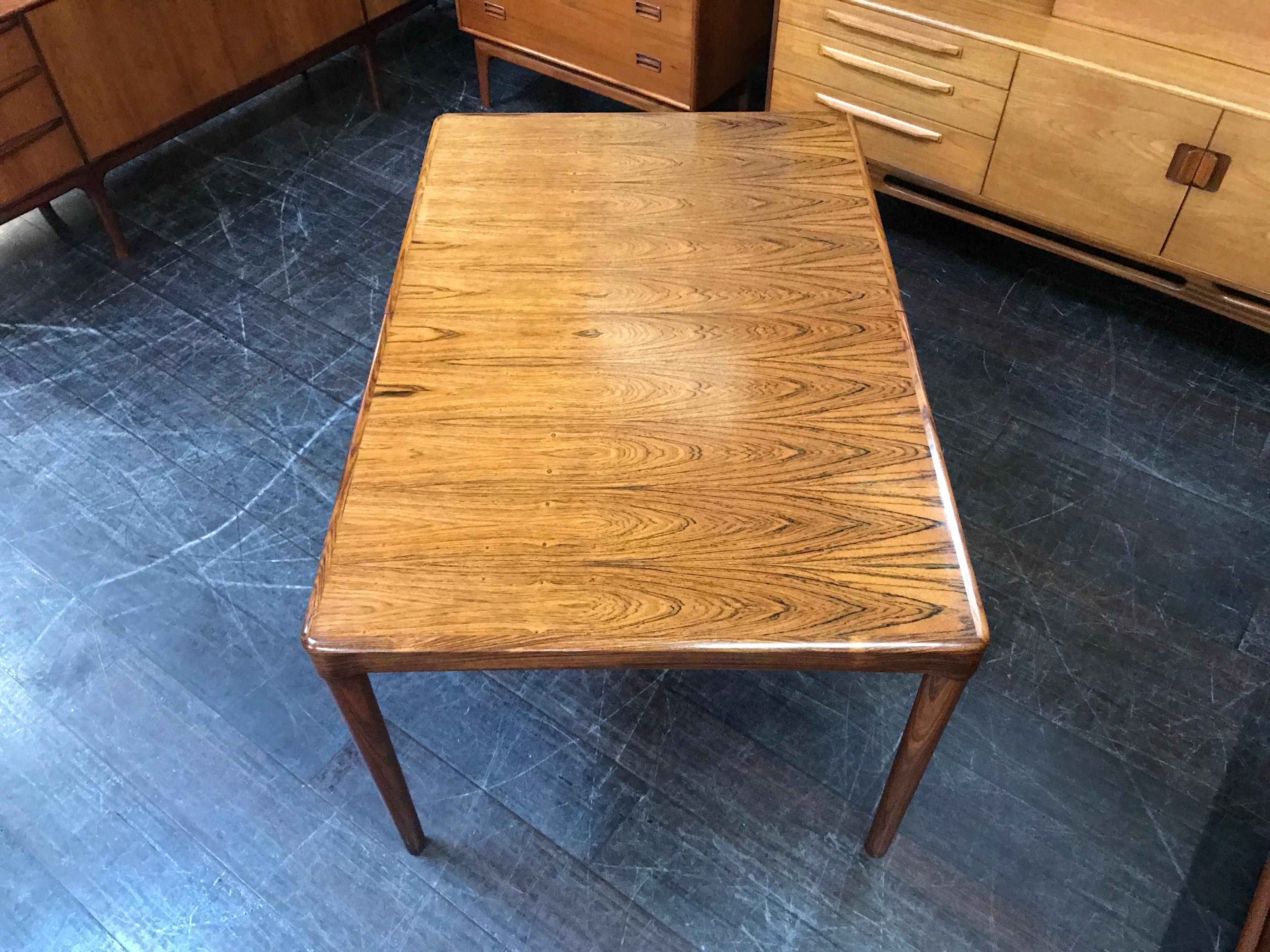 20th Century Extending Danish Dining Table in Rosewood by H W Klein for Bramin For Sale