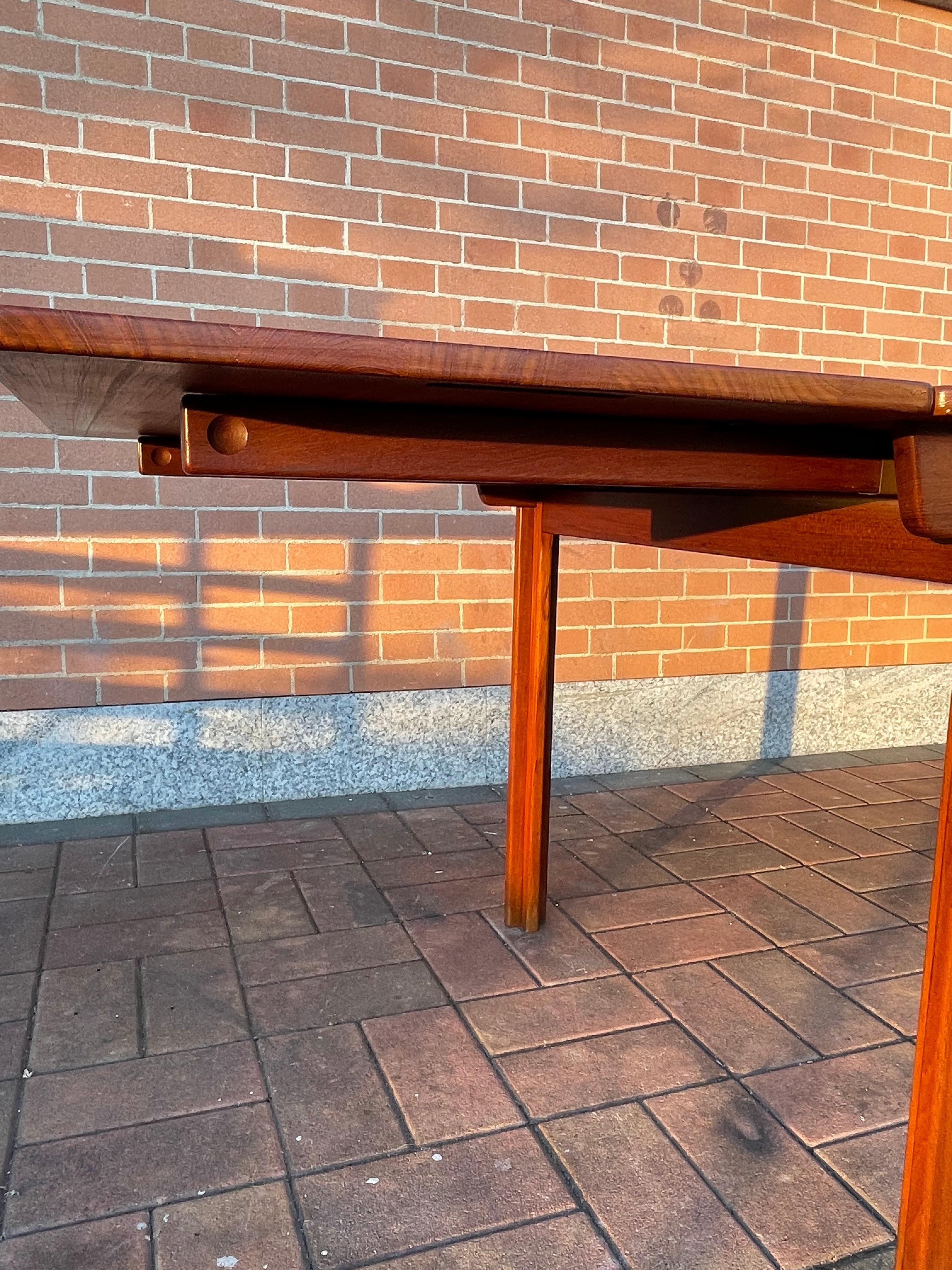 Extending Dining Table by Nils Jonsson for Hugo Troeds, 1960s For Sale 4