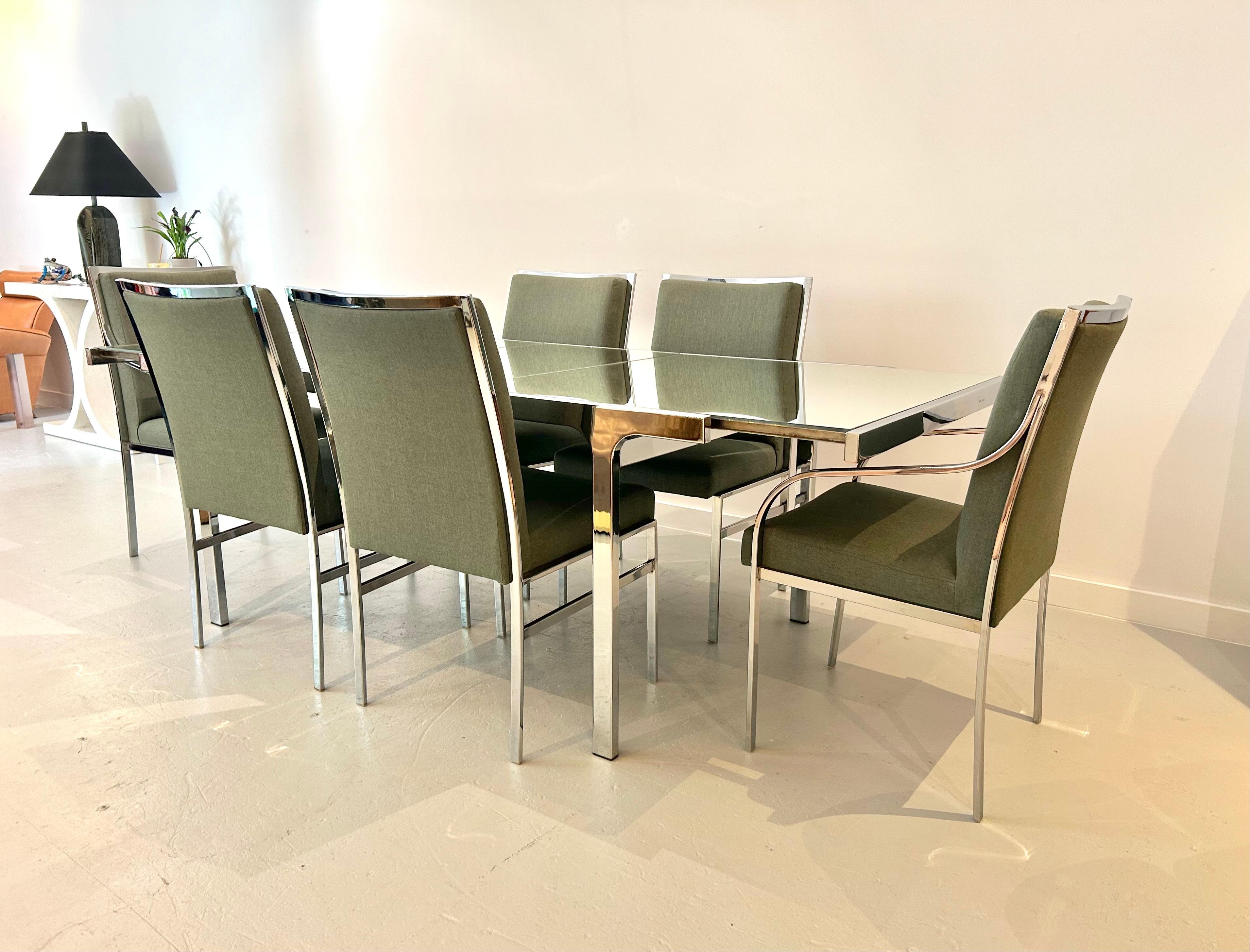 Ausziehbarer Esstisch von Pierre Cardin im Angebot 10