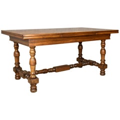 Extending Dining Table, Eight-Ten-Seat, Mahogany, French, circa 1920