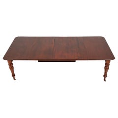 Table de salle à manger à rallonge William IV en acajou