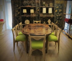 Parchment Top Dining Table by Aldo Tura, Italy, 1970