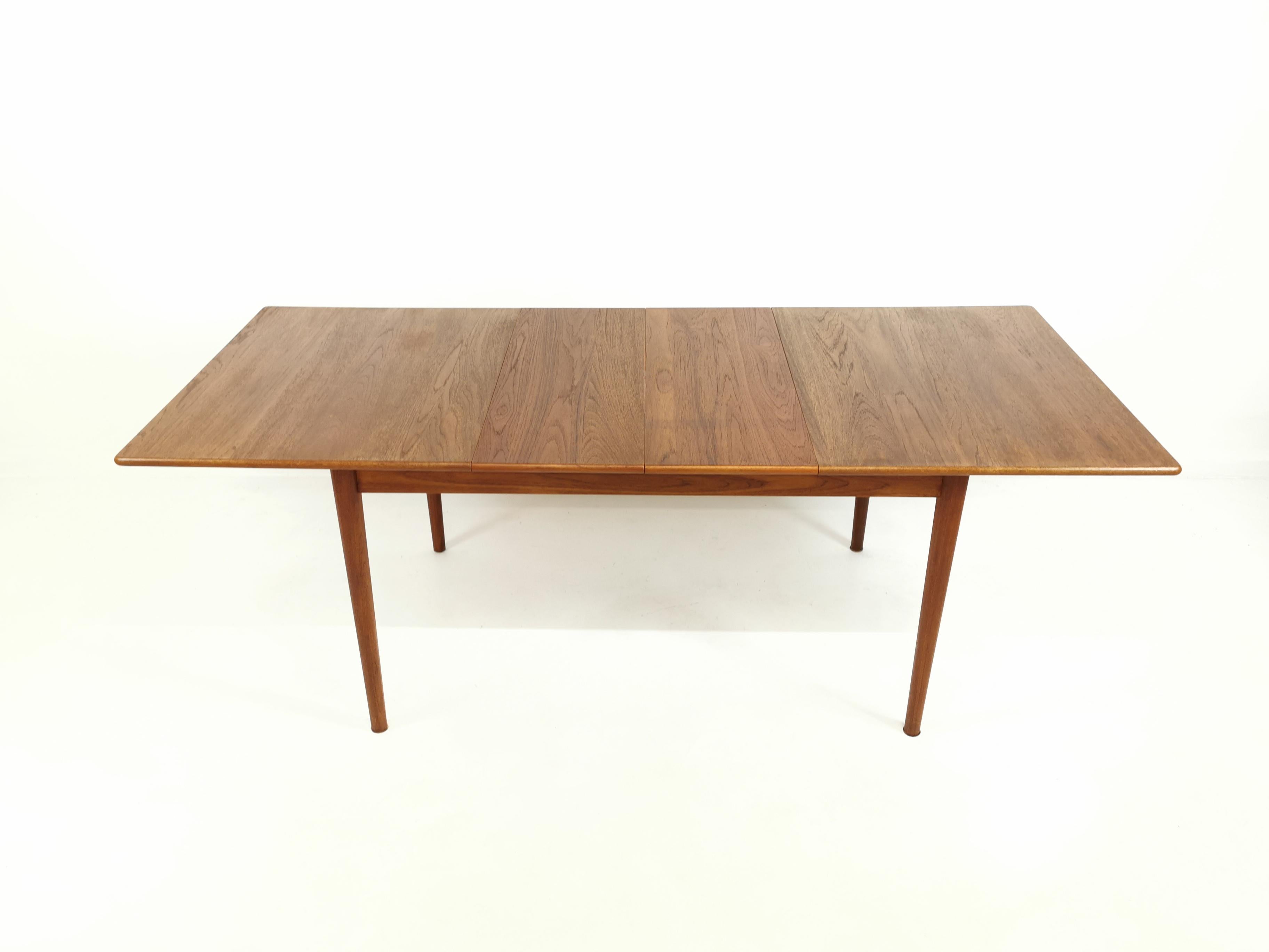 Mid-Century Modern Extending Scania Teak Dining Table by Nils Jonsson Midcentury for Troeds 1960s
