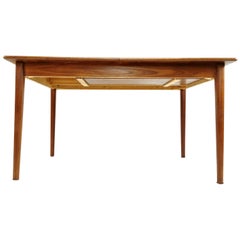 Ausziehbarer Scania Teak-Esstisch von Nils Jonsson Midcentury für Troeds 1960s