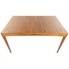 Extending Teak Dining Table by Henry W. Klein for Bramin Midcentury Danish 1960s