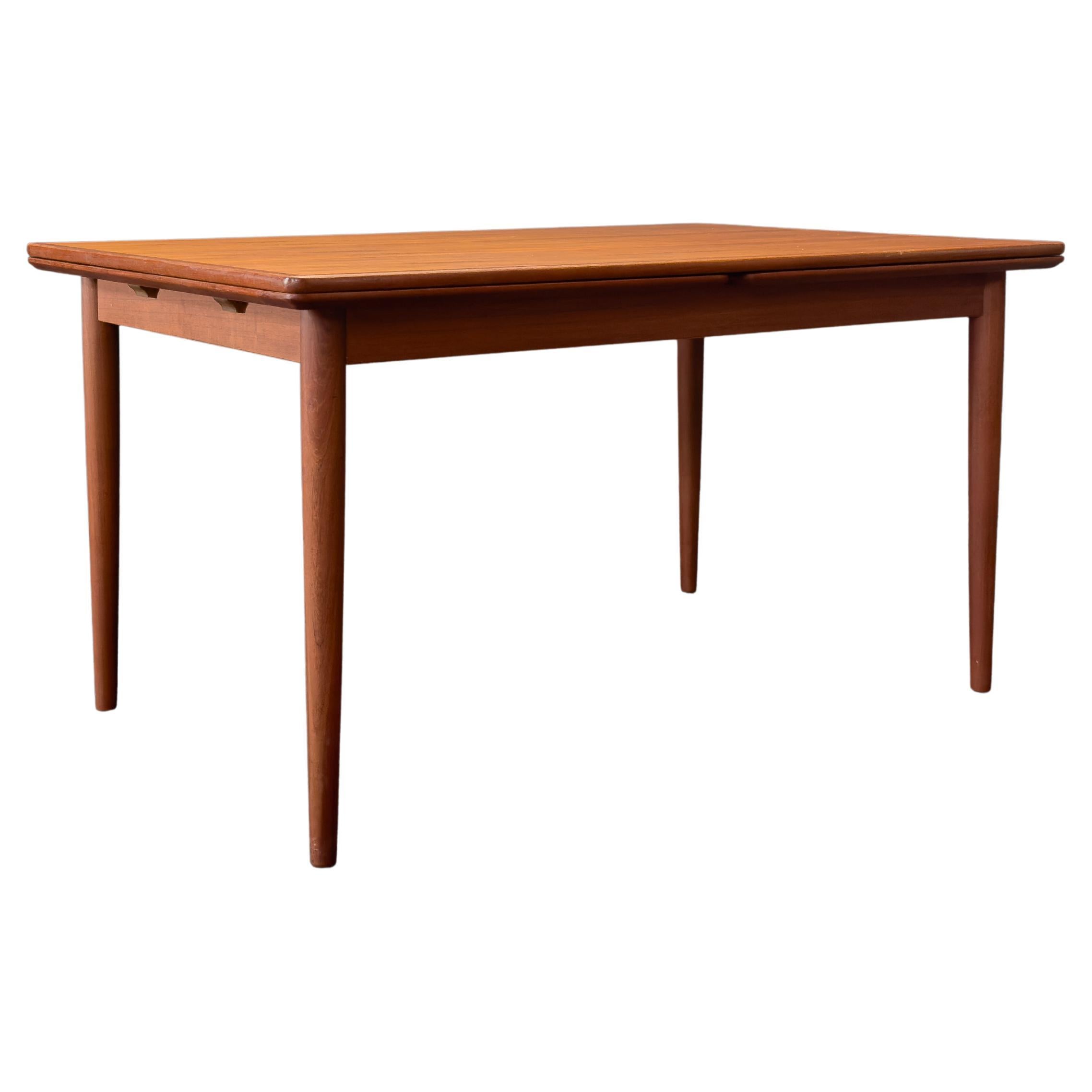 Extending Teak Rectangular Dining Table