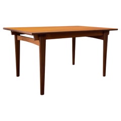 Extending Teak Rectangular Dining Table