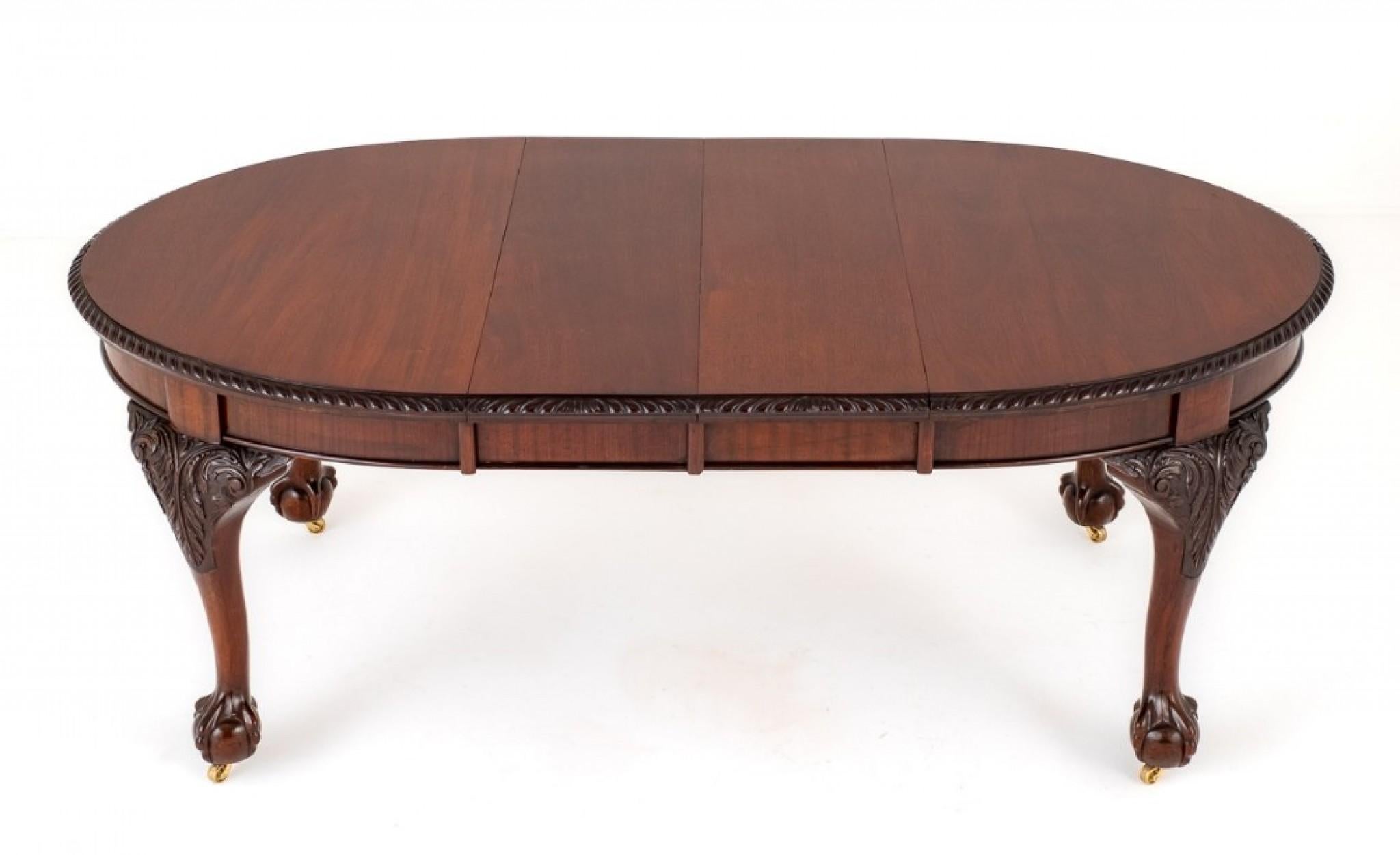 Extending Victorian Dining Table Mahogany, 1890 For Sale at 1stDibs