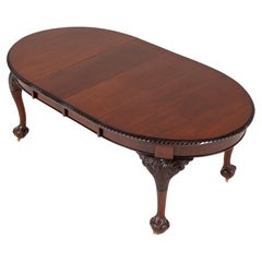 Extending Victorian Dining Table Mahogany, 1890