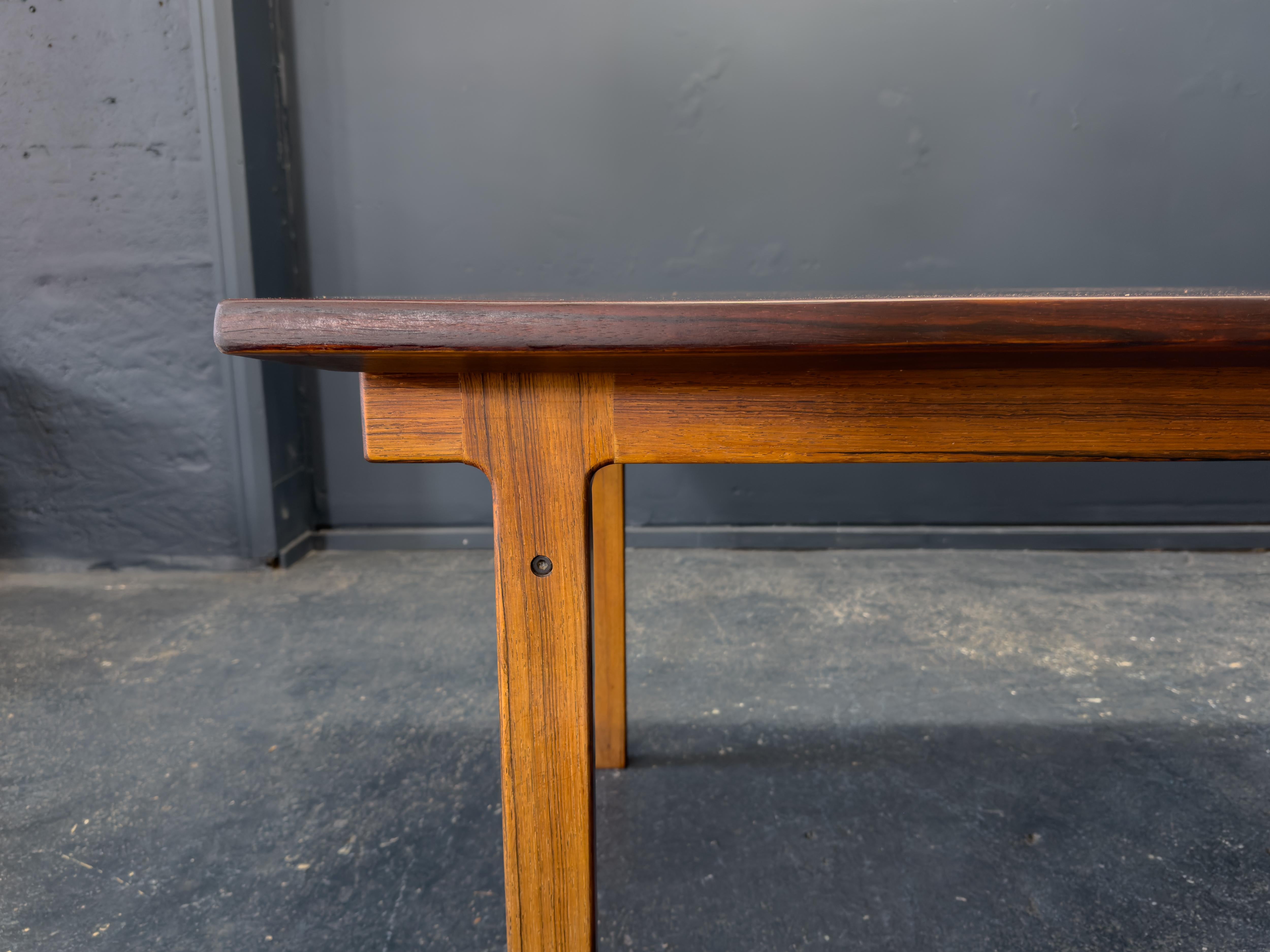 Mesa de comedor extensible de madera en venta 5