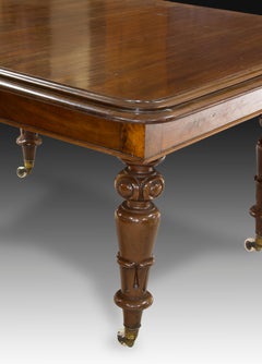 Extensible or Extendable Table, Mahogany, England, 19th Century