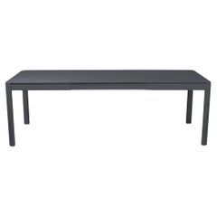 Extensible outdoor table Fermob Ribambelle 149/234 cm 58.7/92.1 in Anthracite