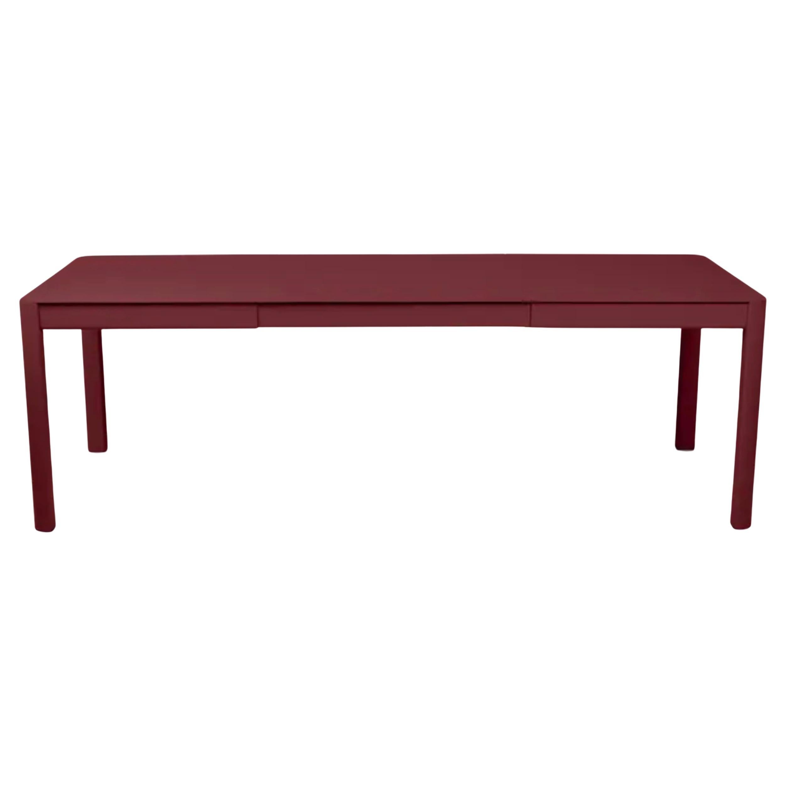 Extensible outdoor table Fermob Ribambelle 149/234 cm 58.7/92.1 in Chili
