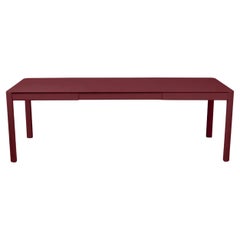 Extensible outdoor table Fermob Ribambelle 149/234 cm 58.7/92.1 in Chili