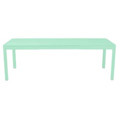 Extensible outdoor table Fermob Ribambelle 149/234 cm 58.7/92.1in Opaline Green