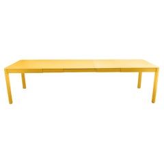 Extensible outdoor table Fermob Ribambelle XL 149/299 cm 59/118 in Honey