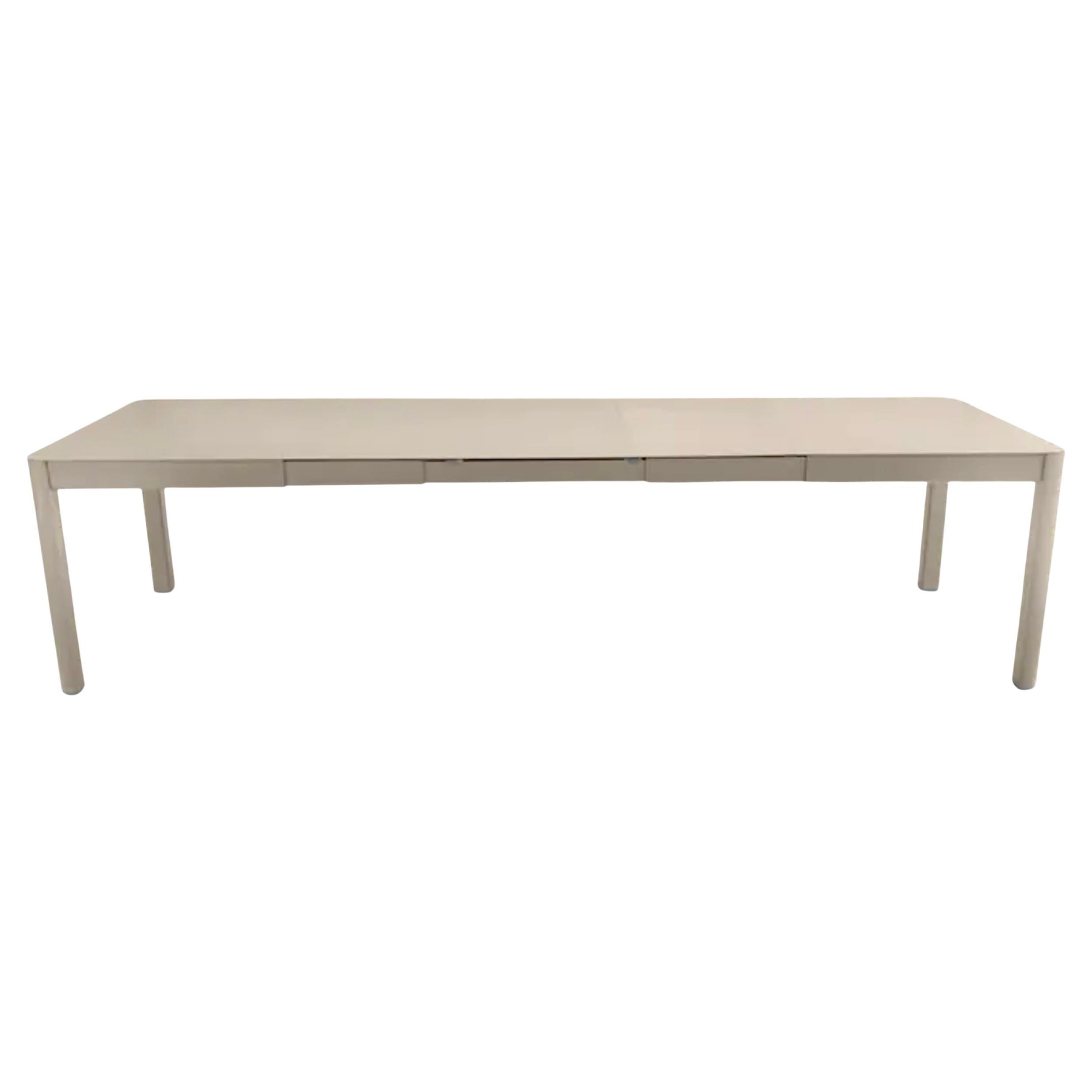 Extensible outdoor table Fermob Ribambelle XL 149/299 cm 59/118 in Nutmeg