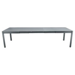 Extensible outdoor table Fermob Ribambelle XL 149/299 cm 59/118 in Storm Grey