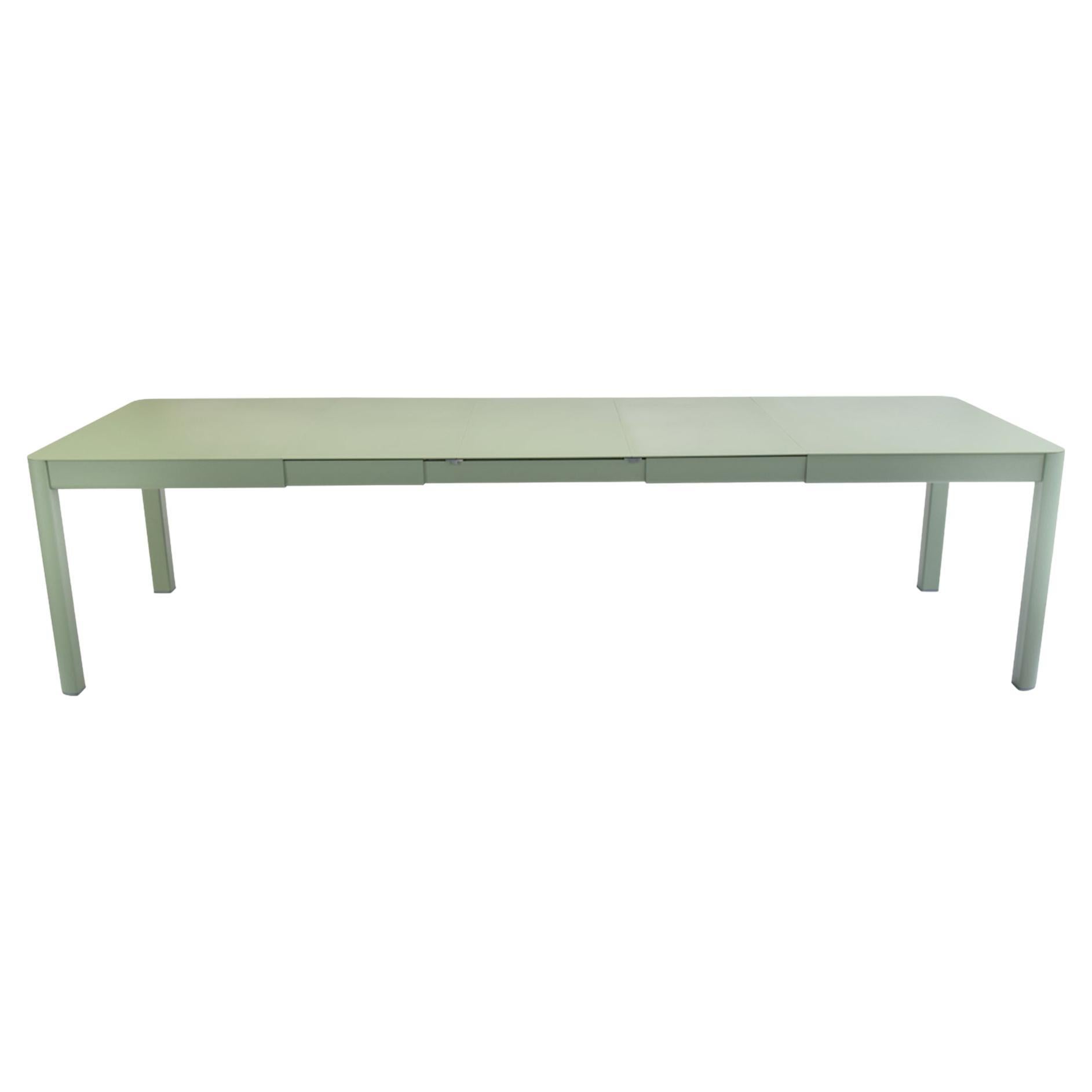 Extensible outdoor table Fermob Ribambelle XL 149/299 cm 59/118 inch Cactus