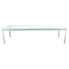 Extensible outdoor table Fermob Ribambelle XL 149/299 cm 59/118 inch Ice Mint