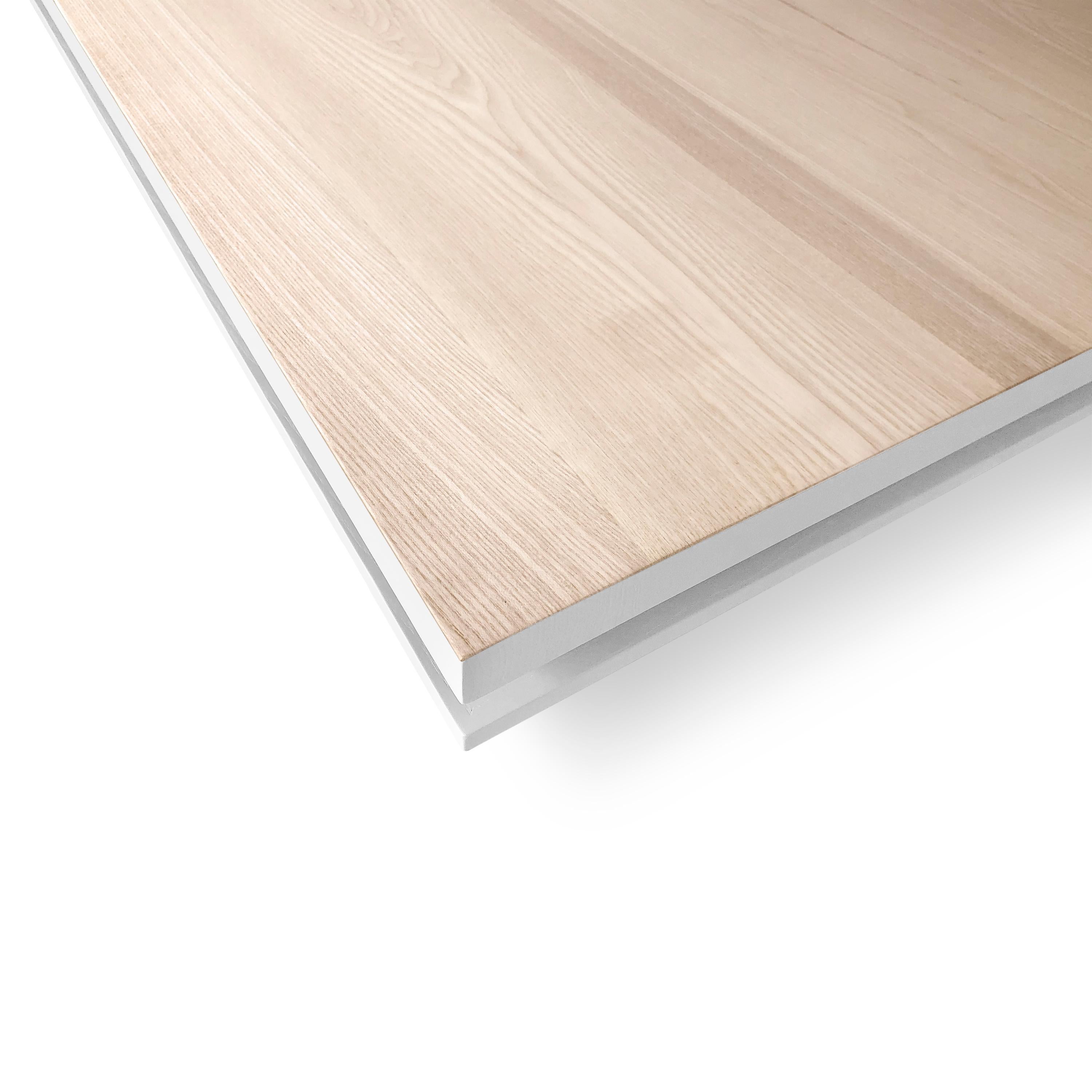 French white rectangular extendable Table,  ÉGÉE collection by Eric Gizard For Sale 3