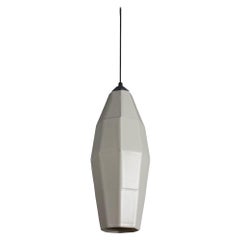 Extension 2 Contemporary Hanging Pendant Light White Translucent Porcelain