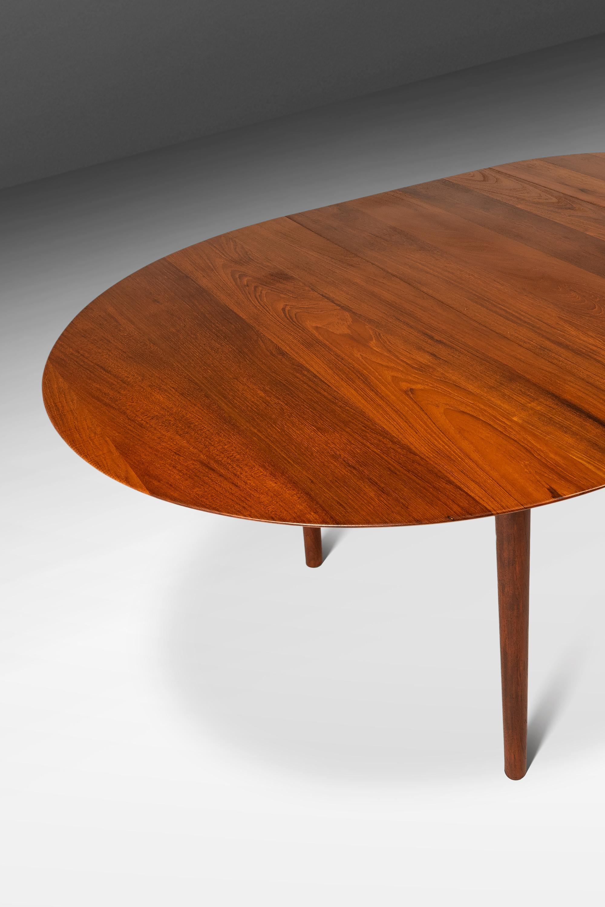 Extension Dining Table, Peter Hvidt & Orla Mølgaard for Søborg, Denmark, c. 1960 9