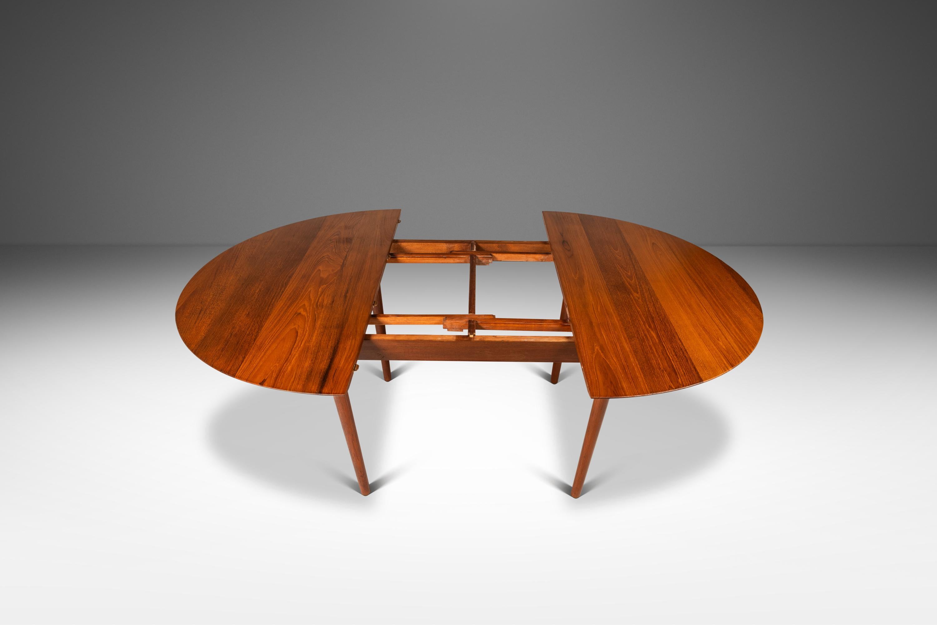 Mid-20th Century Extension Dining Table, Peter Hvidt & Orla Mølgaard for Søborg, Denmark, c. 1960