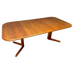 Extension Dining Table w/ Trestle Base by Gudme Mobelfabrik, Denmark, c. 1960's