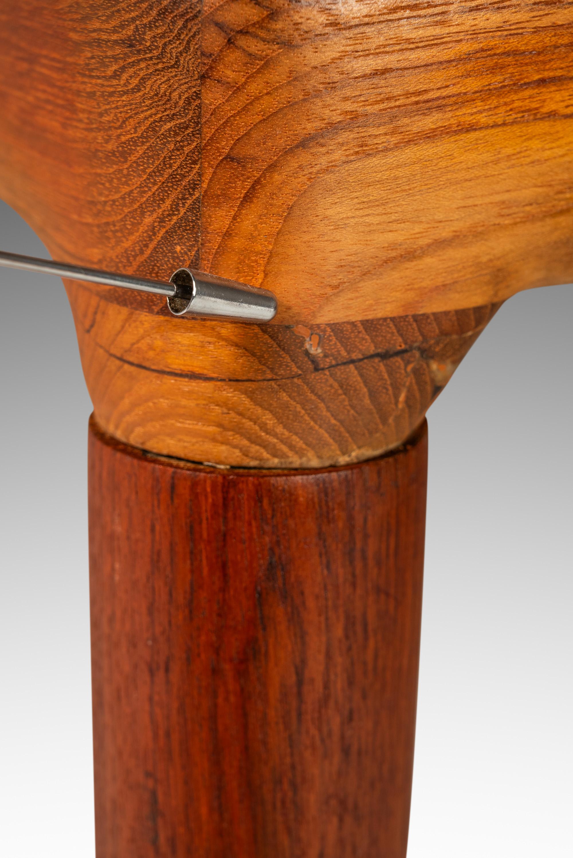 Extension Dining Tablein Teak by H.W. Klein for Bramin Møbler, Denmark, c. 1960s 6