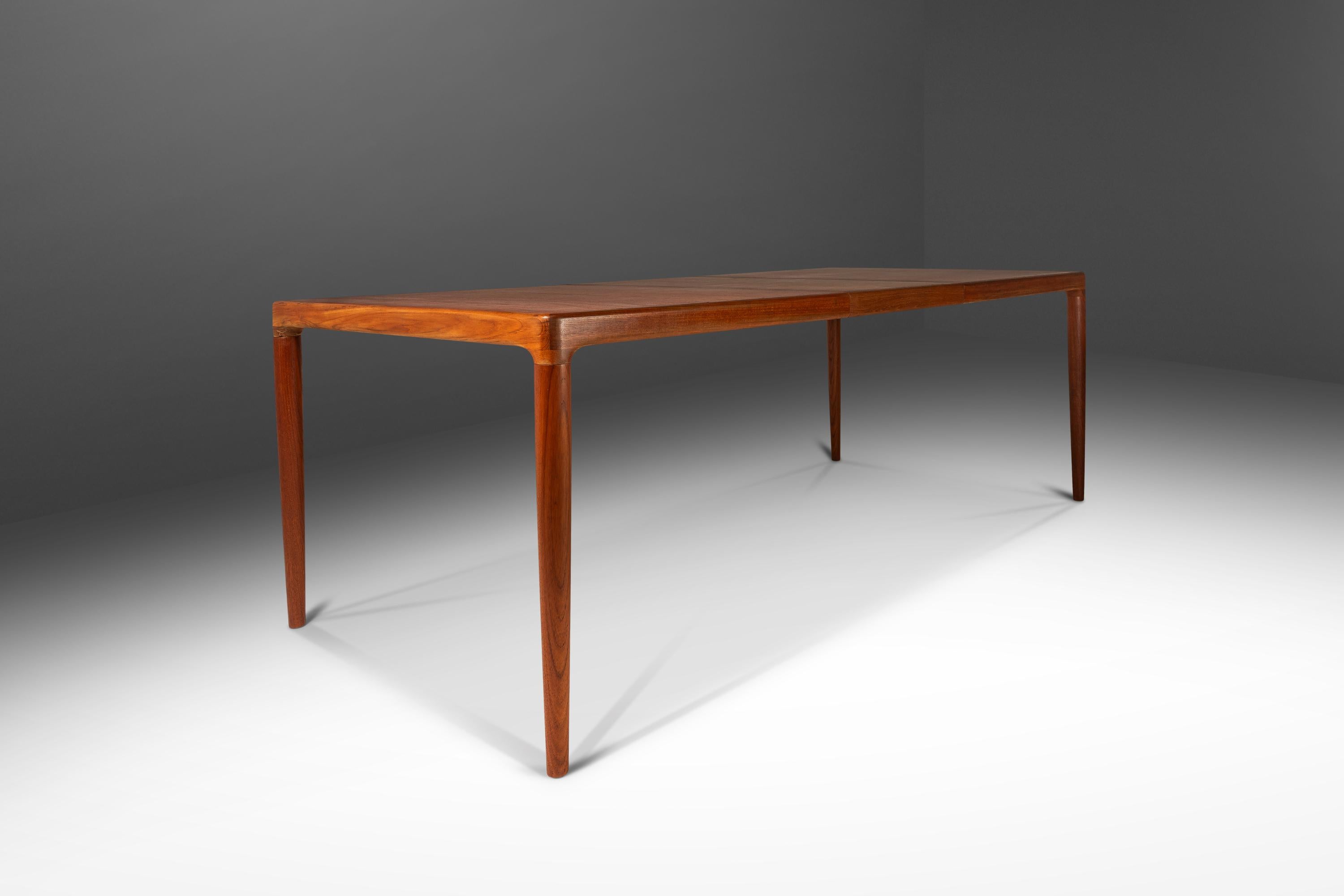 Mid-Century Modern Extension Dining Tablein Teak by H.W. Klein for Bramin Møbler, Denmark, c. 1960s