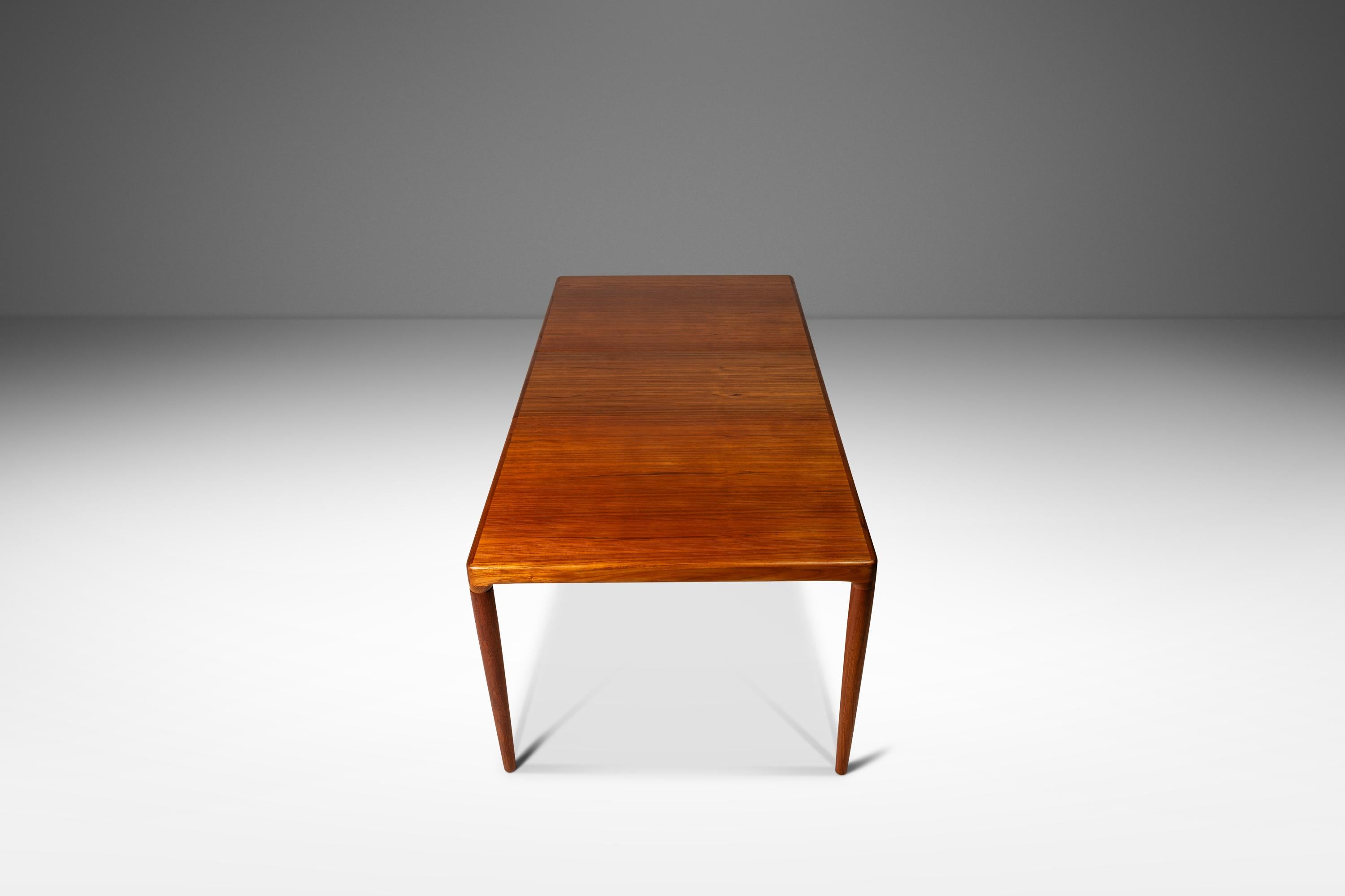 Danish Extension Dining Tablein Teak by H.W. Klein for Bramin Møbler, Denmark, c. 1960s