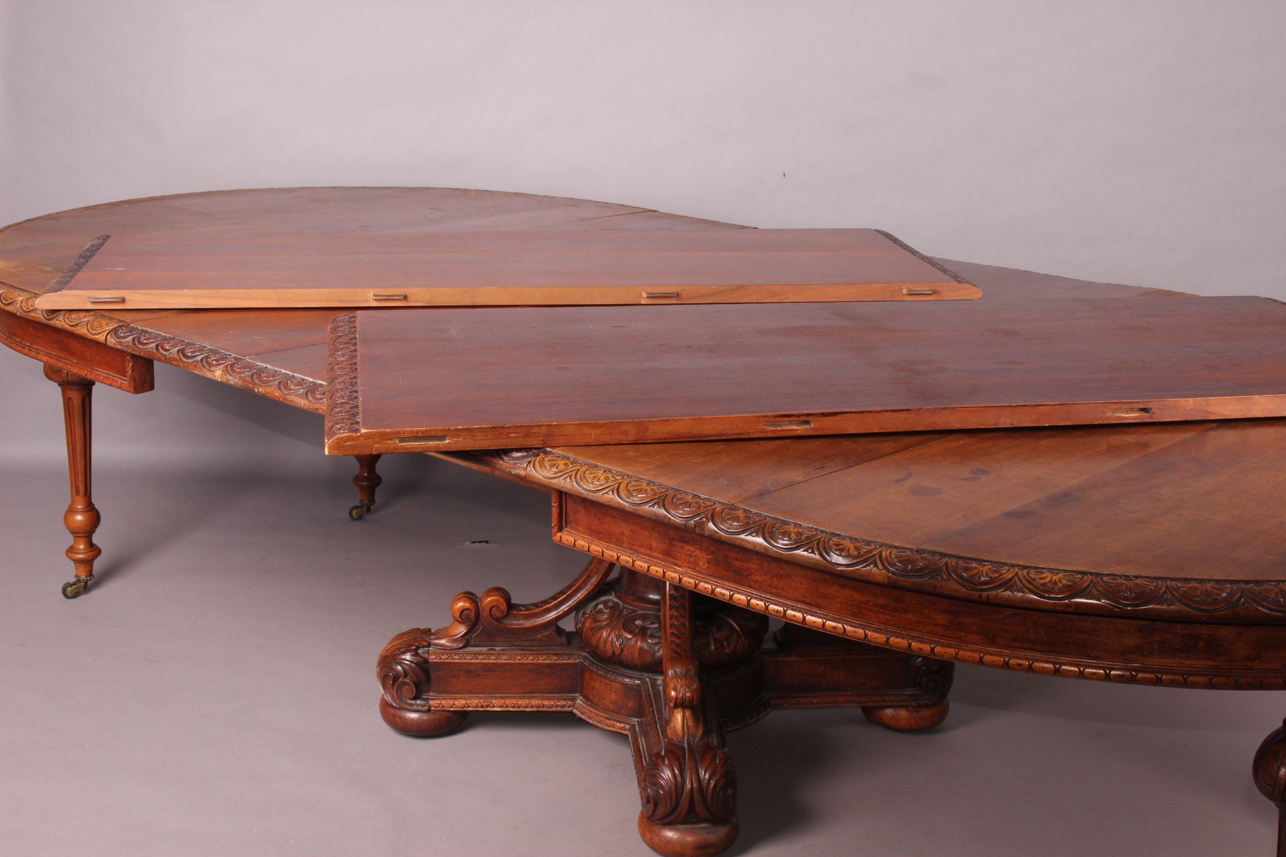 French Extension Henri II Dinning Table