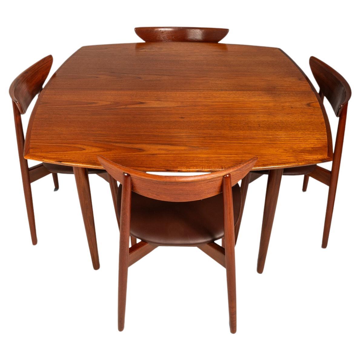 Extension Table 
6 Matching Chairs, Harry Østergaard, Randers, Denmark, 1960
s