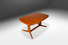 Extension Table in Teak w/ Two Leaves by Skovby Møbelfabrik, Denmark, c. 1970s
