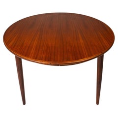 Extension Teak Dining Table w/ Two Leaves by Gudme Møbelfabrik, Denmark, 1960's