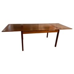 Extension Walnut Parson Dining Table Att. to Edward Wormley for Dunbar