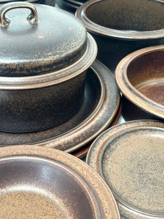 Ulla Procope Ruska Dinnerware Set, 83 Pieces, Arabia, Finland, 1961