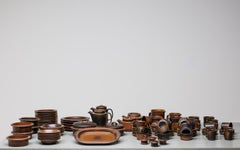 Extensive 94-Piece Arabia Ruska Tea & Coffee Serveware Set, Finland, 1970s