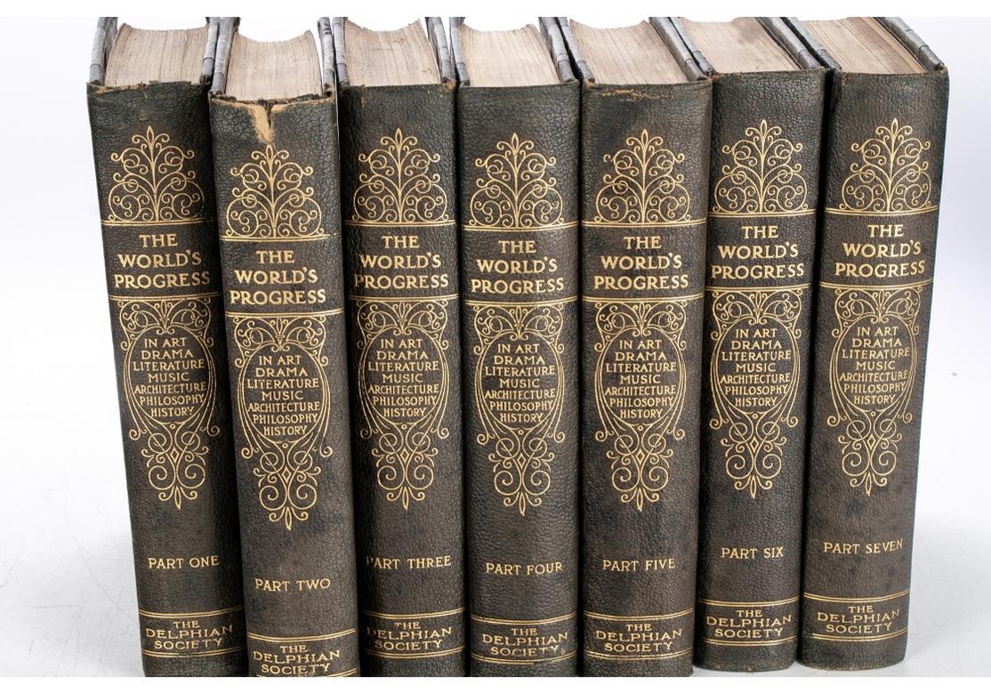 Extensive Book Lot with Several Leather-Bound Sets 2