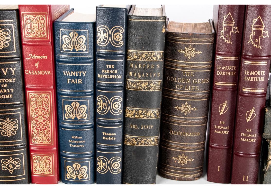 Extensive Book Lot with Several Leather-Bound Sets 3