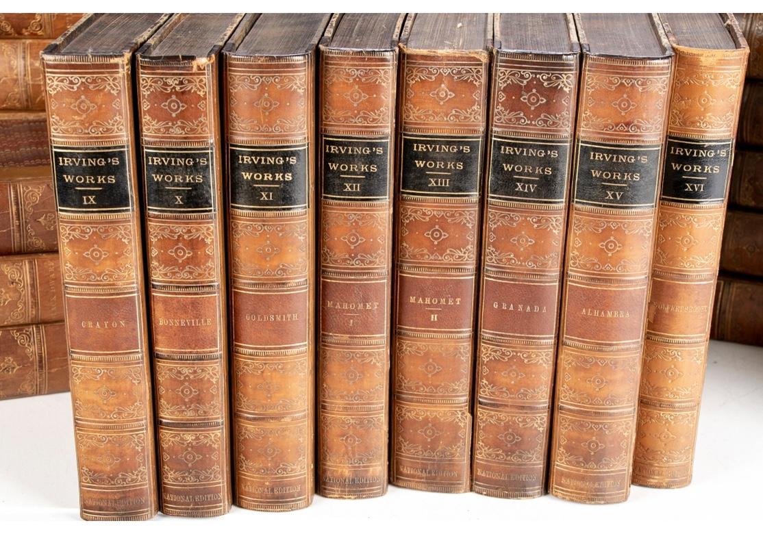 Extensive Book Lot with Several Leather-Bound Sets 4