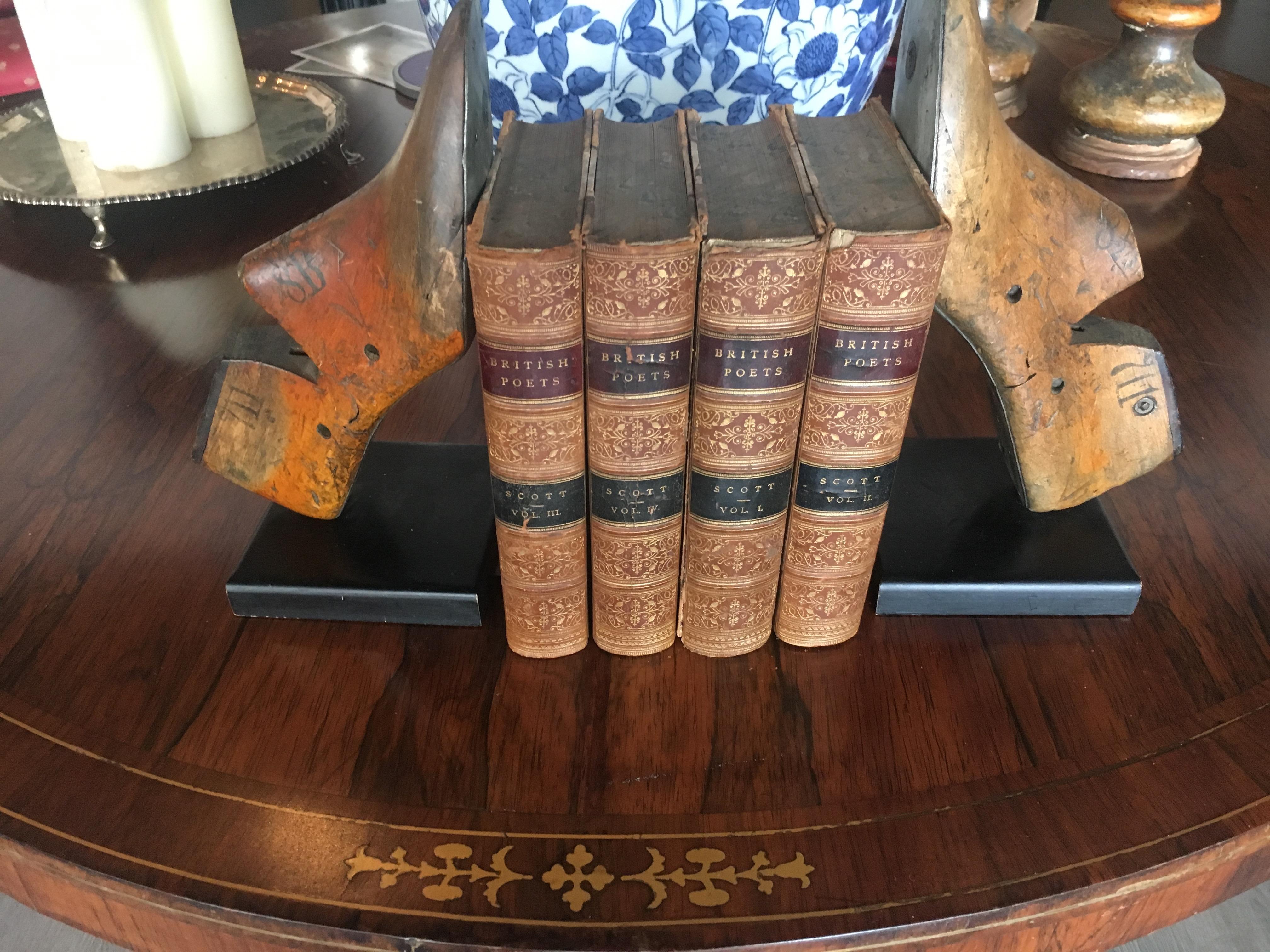 Georgian Extensive Collection of 19th Century Leather Bound Books Priced Per Book English For Sale