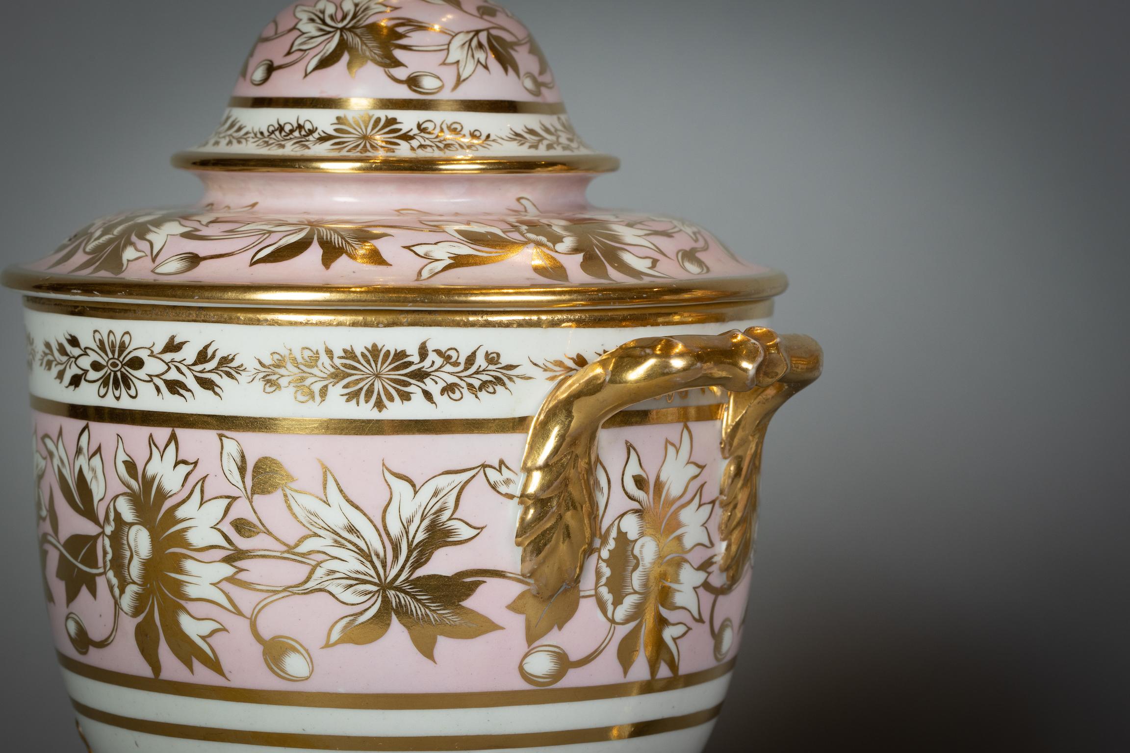 Extensive English Porcelain Dessert Service, circa 1825 For Sale 1